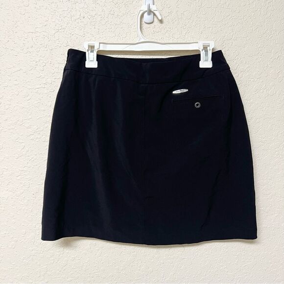 Jamie Sadock Golf Skirt Skort Tennis Athletic Zip Pockets Size 4 Black - Picture 5 of 7